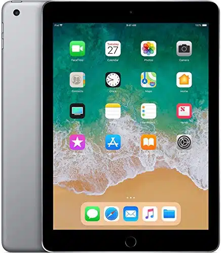 Apple iPad th Gen ( inch, Wi Fi, GB)  Space gray (Renewed)