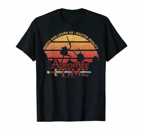 CN Adventure Time Watch And Learn As I Master Reality T Shirt