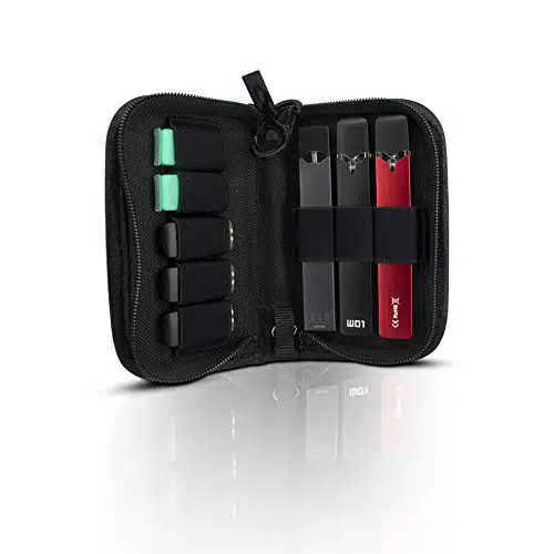 Carrying Case Fits Pods & USB Charger,Travel Storage case for Your Pocket or Bag(Case Only) (black) (Black)