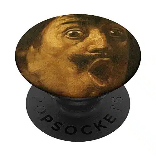 Classical Art Funny Surprise Face Meme Gift PopSockets PopGrip Swappable Grip for Phones & Tablets