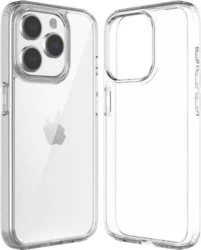 Clear Shockproof Phone Case for iPhone Pro Max Glass Shatterproof Protection and Camera Lens Protection Gift (for iPhone Pro Max)