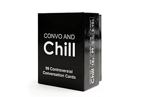 Convo and Chill   Epic Conversation Starters for, Guests or Couples! Fun, Thought Provoking Discussion Cards for Game Nights, Date Nights, Birthday Parties & More!
