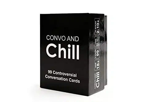 Convo and Chill   Epic Conversation Starters for, Guests or Couples! Fun, Thought Provoking Discussion Cards for Game Nights, Date Nights, Birthday Parties & More!