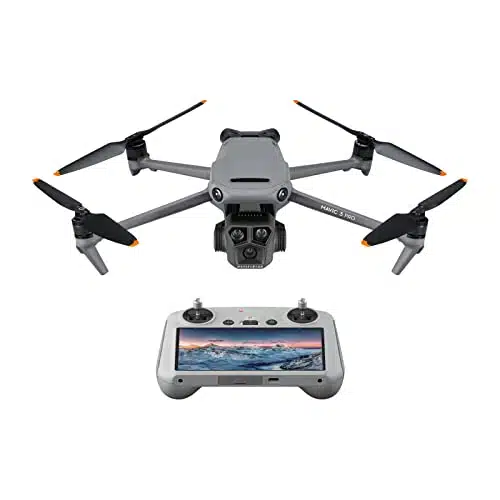 DJI Mavic Pro with DJI RC (screen remote controller), Flagship Triple Camera Drone with CMOS Hasselblad Camera, in Flight Time, and km HD Video Transmission, For pro aerial photography