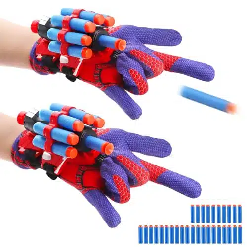 Dolanus Spider Web Shooter Toys for Kids Years Old, Web Shooters for Kids, Spider Toy, Web Slinger Boy Toys, Spider Web Shooters for Kids, Spider Gloves Man Web Shooter