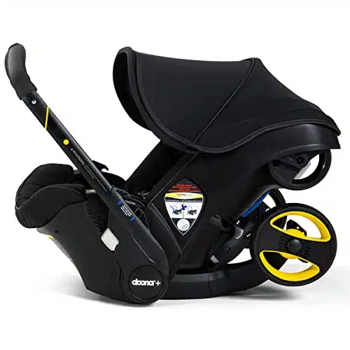 Doona Infant Car Seat & Latch Base  Car Seat to Stroller  Midnight Edition