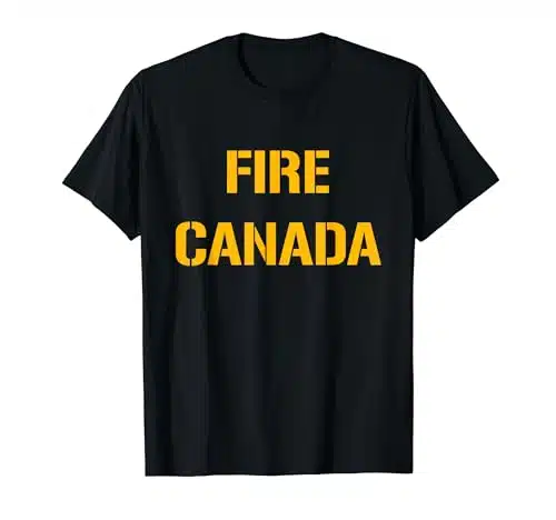 Fire Canada Pittsburgh Football T Shirt