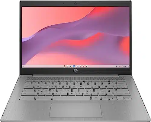 HP Newest Chromebook Laptop, Inch Display, Intel Celeron NProcessor, GB RAM, GB eMMC, Intel UHD Graphics , WiFi, Bluetooth, Chrome OS, Modern Gray