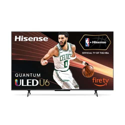 Hisense Inch Class UHF Series ULED K UHD Smart Fire TV (UHF) QLED, Nit Dolby Vision, HDR plus, otion Rate, Voice Remote, Compatible with Alexa