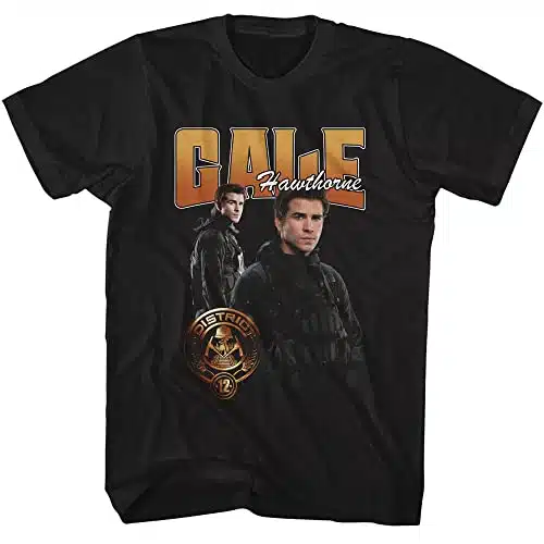 Hunger Games T Shirt Gale Hawthorne Adult Short Sleeve T Shirts Sci Fi Movie Graphic Tees Black