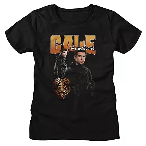 Hunger Games T Shirt Gale Hawthorne Womens Short Sleeve T Shirts Sci Fi Movie Graphic Tees Black