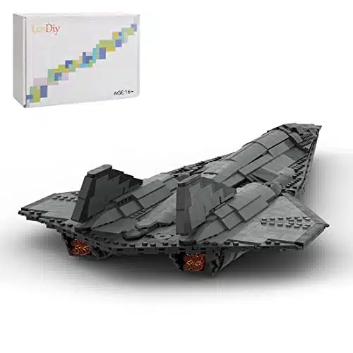 Jetlet Darkstar SR Reconnaissance Aircraft Model Building Blocks Set   Pieces, ach Hypersonic Stealth Bomber Military Model, Compatible with Lego