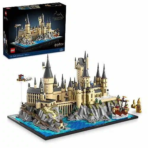 LEGO Harry Potter Hogwarts Castle and Grounds Building Set, Gift Idea for Adults, Buildable Display Model, Collectible Harry Potter Playset, Recreate Iconic Scenes from The Wizarding World