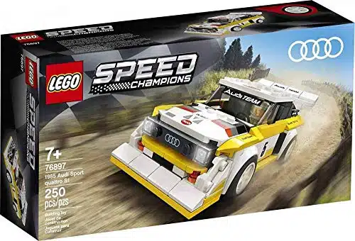 LEGO Speed Champions Audi Sport Quattro SToy Cars for Kids Building Kit Featuring Driver Minifigure (Pieces)