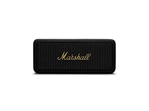Marshall Emberton II Portable Bluetooth Speaker   Black & Brass
