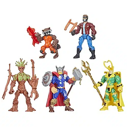 Marvel Super Hero Mashers Thor and Guardians of The Galaxy Pack (Amazon Exclusive)