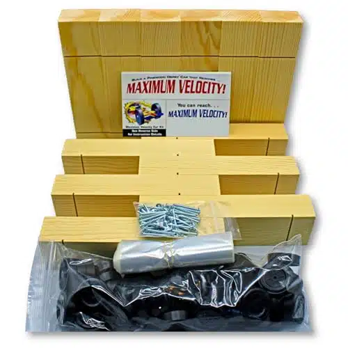 Maximum Velocity Derby Car Kits  Bulk Pack ()  Pine Block Kits Includes Wheels & Axles  Pinewood Car Kits