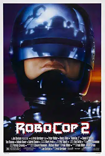 Movie Poster ROBOCOP Sided ORIGINAL FINAL xPETER WELLER JOHN GLOVER