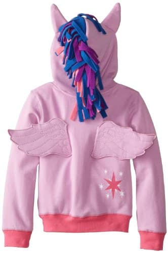 My Little Pony Girls' Twilight Sparkle Cosplay Hoodie, Twilight Sparkle, X