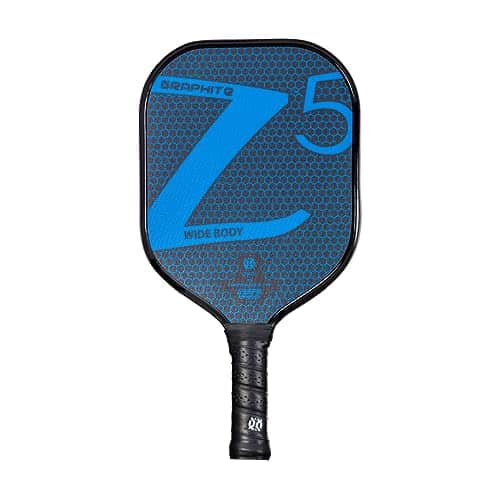 ONIX Graphite ZPickleball Paddle (Graphite Carbon Fiber Face with Rough Texture Surface, Cushion Comfort Grip and Nomex Honeycomb Core for Touch, Control, and Power),Blue