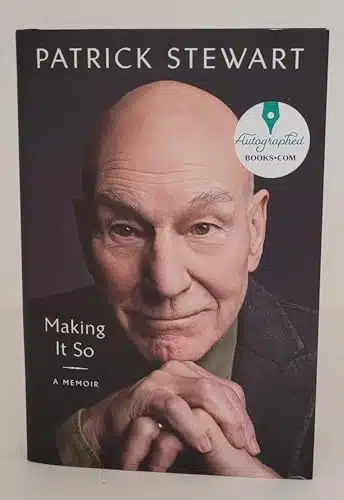 PATRICK STEWART signed 'Making It So A Memoir' Hardcover Book FIRST EDITION autographed