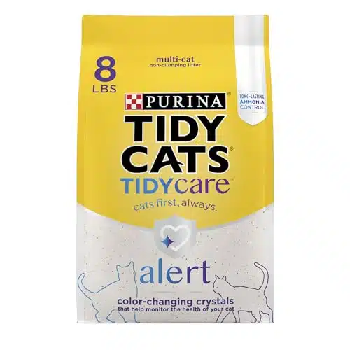 Purina Tidy Cats Tidy Care Alert Health Monitoring Litter with Silica Crystals   lb. Bag