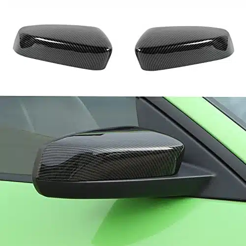 RT TCZ Carbon Fiber Rearview Side Mirror Decoration Trim Cover Accessories for Ford Mustang