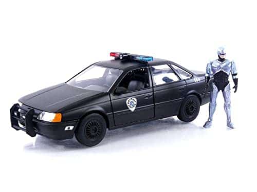 Robocop th Anniversary OCP Ford Taurus Die Cast Car & Robocop Figure, Toys for Kids and Adults
