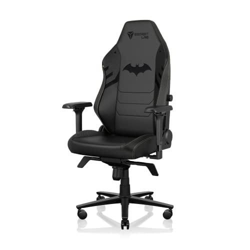 Secretlab Titan Evo Dark Knight Gaming Chair Reclining, Ergonomic, Comfortable Computer Chair with D Armrests, Headrest & Lumbar Support Regular Black Hybrid Leather