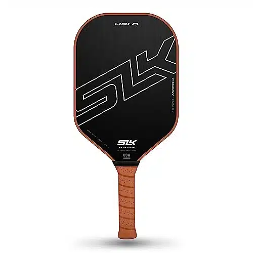 Selkirk SLK Halo Power XL Pickleball Paddle  Raw Carbon Fiber Pickleball Paddle with a Rev Core Power Polymer Core  The Pickleball Paddle Designed for Ultimate Spin & Power