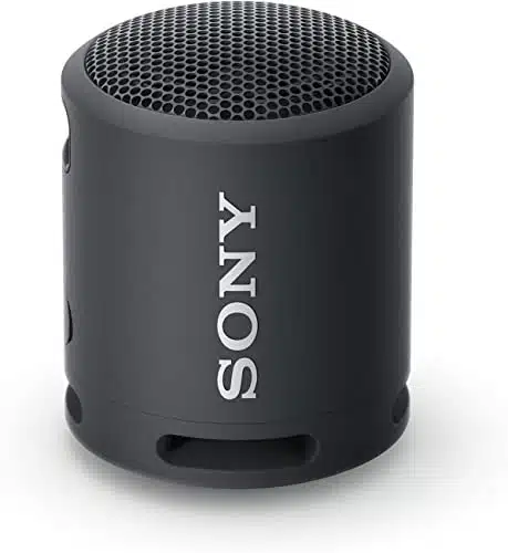 Sony SRS XBEXTRA BASS Wireless Bluetooth Portable Lightweight Compact Travel Speaker, IPaterproof & Durable for Outdoor, Hour Battery, USB Type C, Removable Strap, and Speakerphone, Black