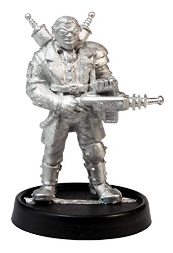 Stonehaven Miniatures Male Human Mad Scientist Miniature Figure, mm % Pewter Metal Includes Slotted Creator Base for mm Scale Table Top War Games Designed & Made in USA
