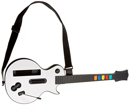 Wireless Guitar for Wii Guitar Hero and Rock Band Games (Excluding Rock Band ), Color White