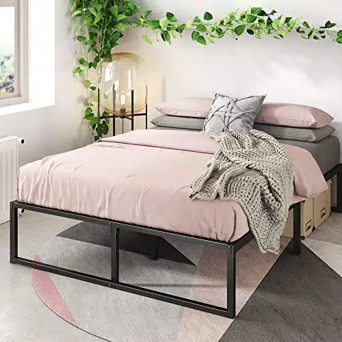 ZINUS Lorelai Inch Metal Platform Bed Frame, Mattress Foundation with Steel Slat Support, No Box Spring Needed, Easy Assembly, Full