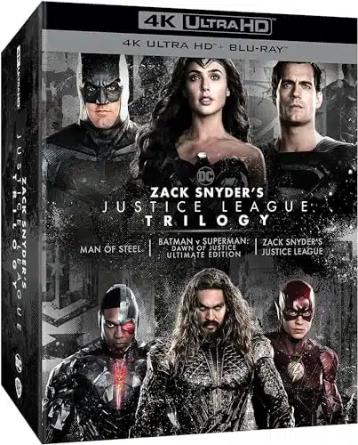 Zack Snyder's Justice League Trilogy Ultimate Collector's Edition [K Ultra HD] [] [Blu ray] [Region Free]