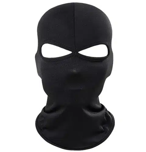 bodbop Balaclava Ski Face Mask Windproof Full Head Mask Sun UV Protection Face Cover for Men Women Outdoor Sports Cycling (Black)