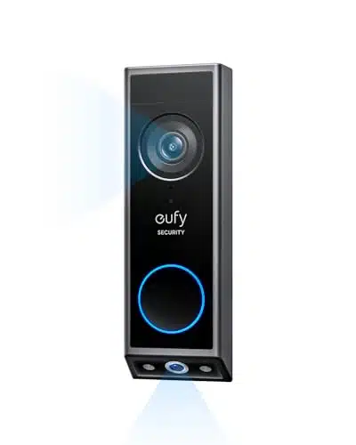 eufy Security Video Doorbell E(Battery Powered), Dual Cameras with Delivery Guard, K Full HD and Color Night Vision, HomeBase SCompatible, No Monthly Fee