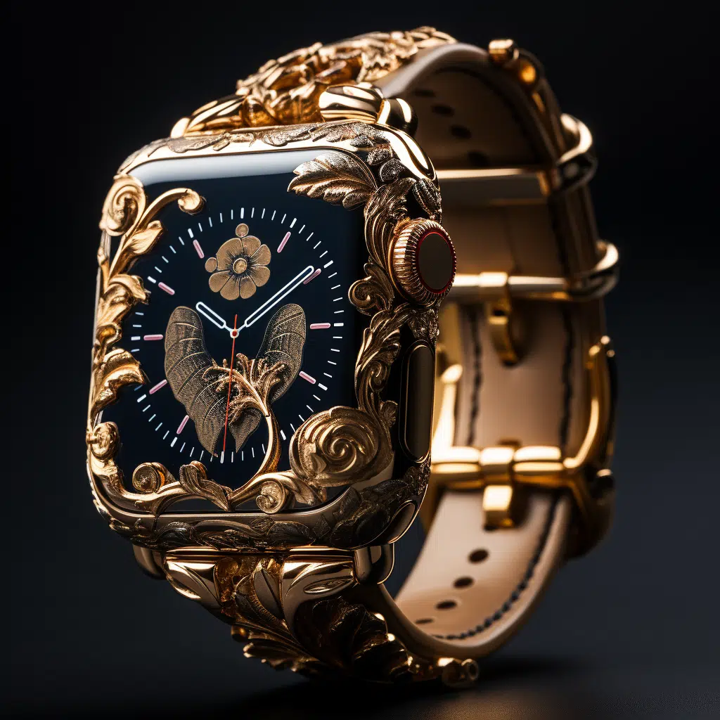 gold apple watch