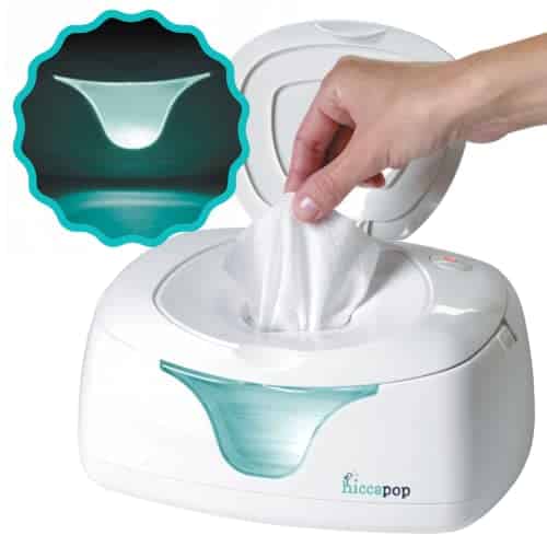 hiccapop Baby Wipe Warmer and Baby Wet Wipes Dispenser Baby Wipes Warmer for Babies Diaper Wipe Warmer with Changing Light Newborn Essentials