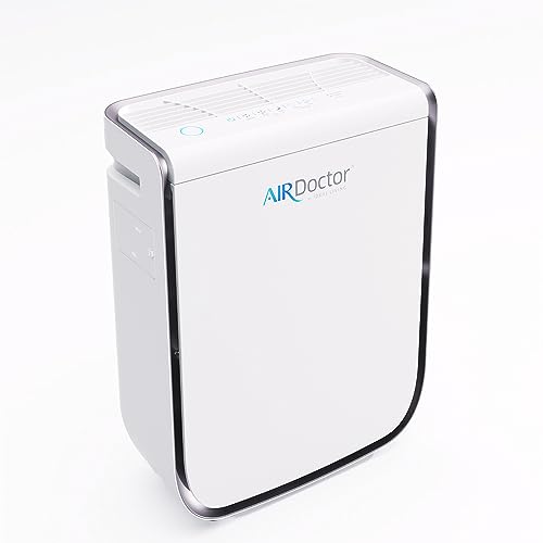 AIRDOCTOR ADin Air Purifier Small & Medium Rooms with UltraHEPA, Carbon & VOC Filters Air Quality Sensor Automatically Adjusts Filtration Captures Particles x Smaller Than HEPA Standard