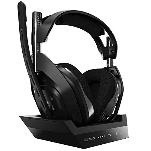 ASTRO Gaming Aireless Headset + Base Station Gen   Compatible With PS, PS, PC, Mac   BlackSilver