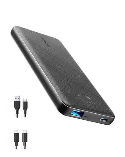 Anker Portable Charger, USB C PortableCharger mAh with  Power Delivery, Power Bank (PowerCore Slim K PD) for iPhone Series, S, Pixel and More (Black)