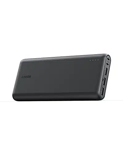 Anker Power Bank, ,mAh External Battery with Dual Input Port and Double Speed Recharging, B Ports for iPhone PlusProPro Max, iPad, Samsung, Android and Other Devices