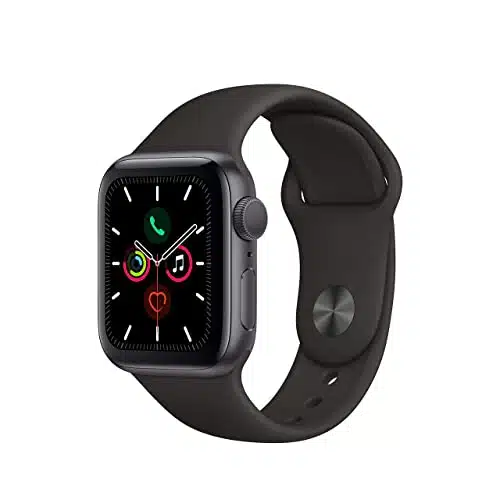 Apple Watch Series (GPS, M)   Space Gray Aluminum Case with Black Sport Band (Renewed)