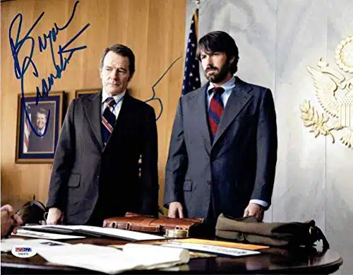 Argo Cast Ben Affleck + Bryan Cranston Signed xPhoto Certified Authentic PSADNA COA