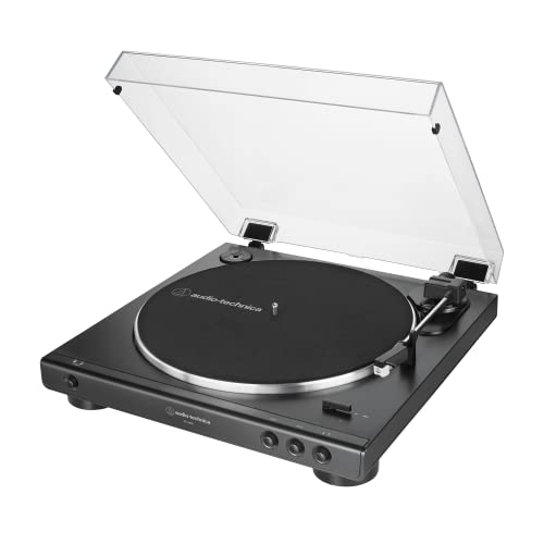 Audio Technica At LPX BW Fully Automatic Belt Drive Stereo Turntable, Hi Fi, Speed, Dust Cover, Anti Resonance, Die Cast Aluminum Platter Brown