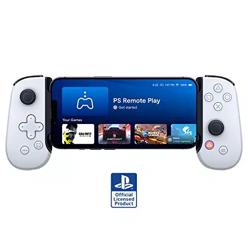 BACKBONE One Mobile Gaming Controller for iPhone (Lightning)   PlayStation Edition   Turn Your iPhone into a Gaming Console   Play Xbox, PlayStation, Call of Duty, Roblox, Genshin Impact & More