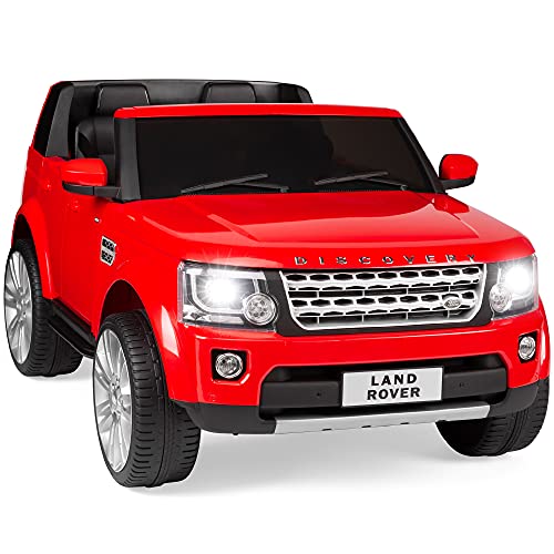 Best Choice Products V PH Seater Licensed Land Rover Ride On Car Toy wParent Remote Control, MPPlayer Red