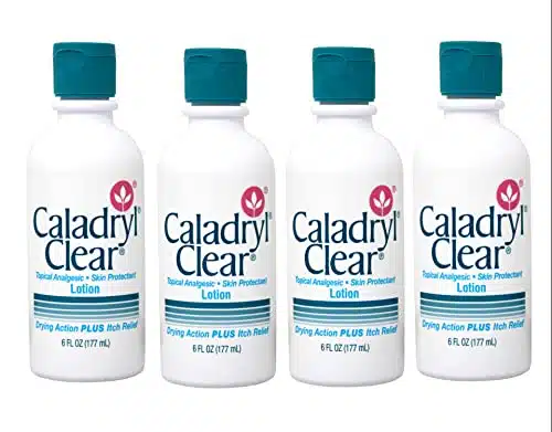 Caladryl Clear Skin Protectant Lotion   OZ, Pack of
