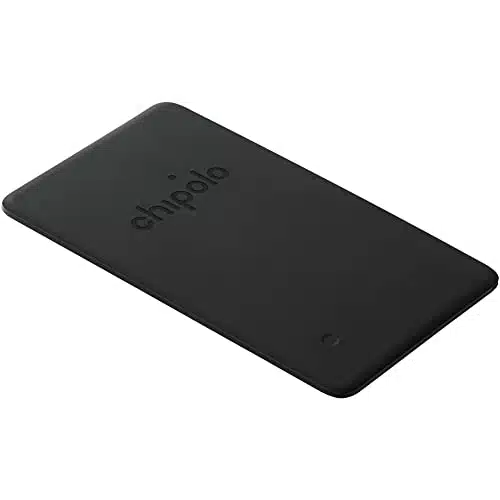 Chipolo Card Spot   Wallet Finder, Bluetooth Tracker for Wallet   Works with The Apple Find My app (iOS only) (Almost Black)